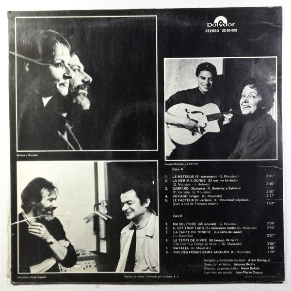 Georges Moustaki : Georges Moustaki (LP, Album)
