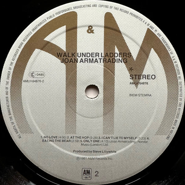 Joan Armatrading : Walk Under Ladders (LP, Album)