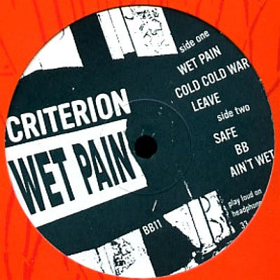 Criterion : Wet Pain (12")