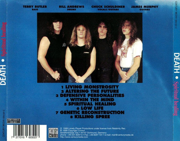 Death (2) : Spiritual Healing (CD, Album, RE)