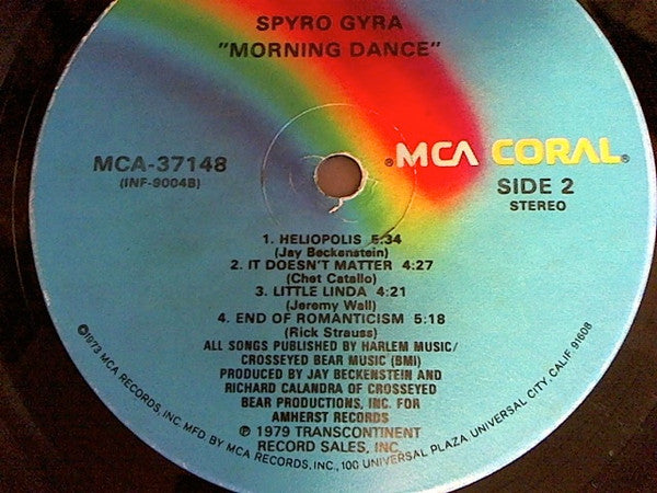 Spyro Gyra : Morning Dance (LP, Album, RE)