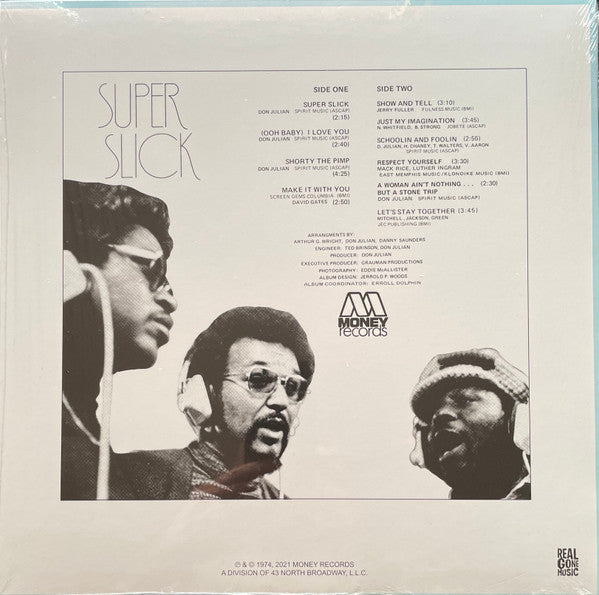 Don Julian & The Larks : Super Slick (LP, Album, RE, Blu)