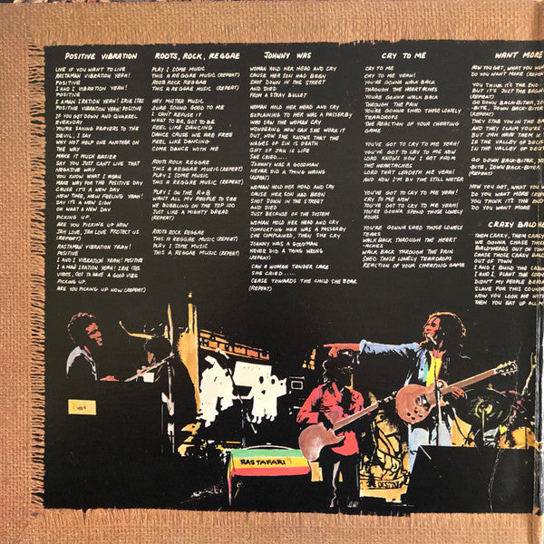 Bob Marley & The Wailers : Rastaman Vibration (LP, Album, Ter)