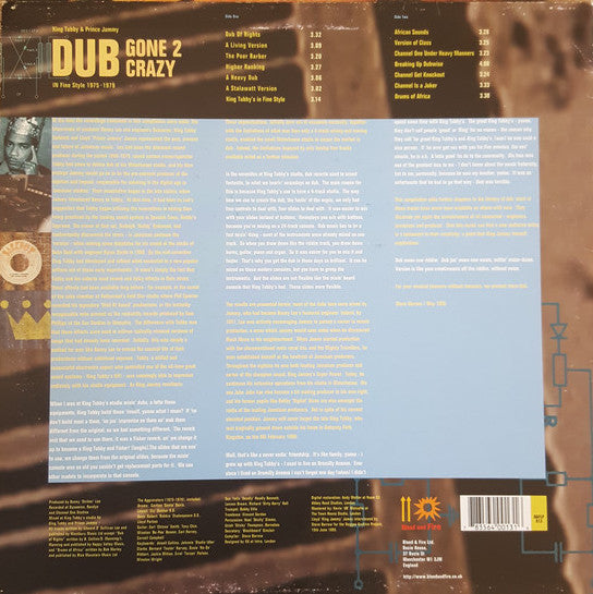 King Tubby & Prince Jammy : Dub Gone 2 Crazy: In Fine Style 1975-1979 (LP, Comp)