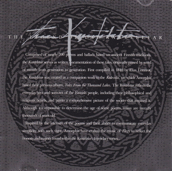 Amorphis : Elegy (CD, Album)