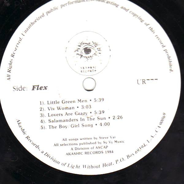 Steve Vai : Flex-Able (LP, Album, 3rd)