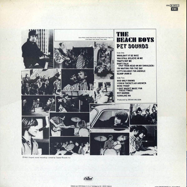 The Beach Boys : Pet Sounds (LP, Album, RE)