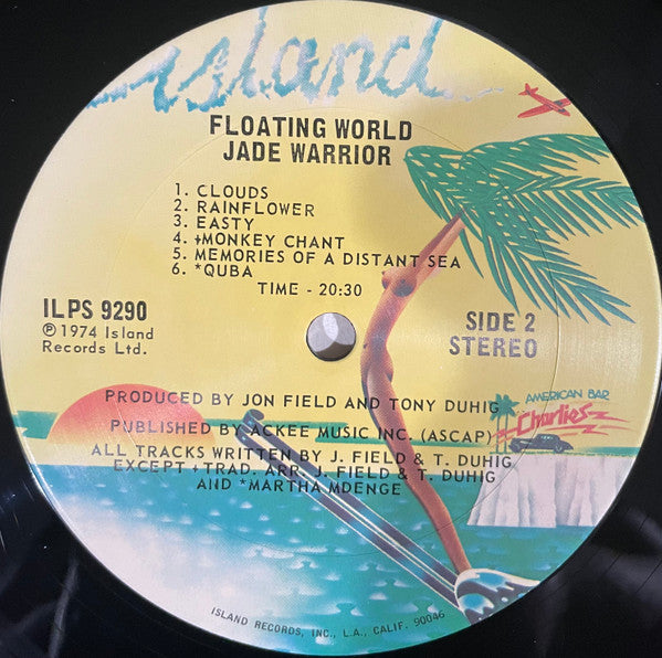 Jade Warrior : Floating World (LP, Album, San)