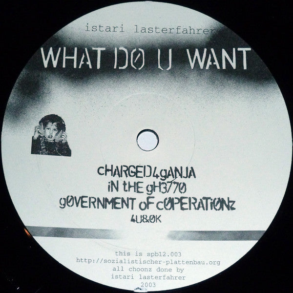 Istari Lasterfahrer : Do You Think / What Do You Want (12", Ltd)