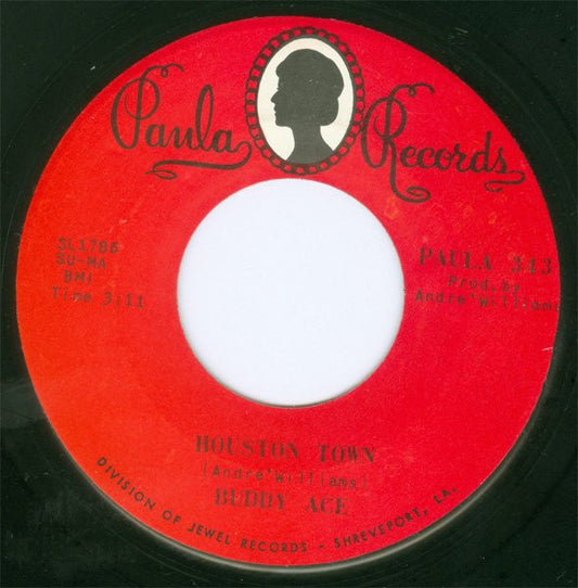 Buddy Ace : Houston Town (7")