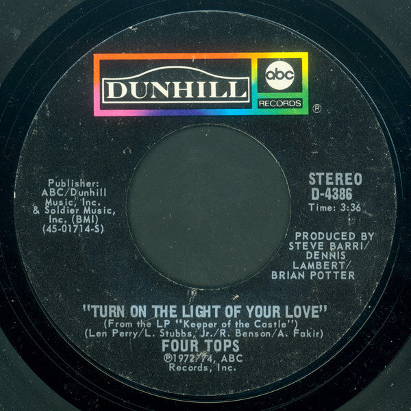 Four Tops : One Chain Don't Make No Prison (7", Styrene, Ter)
