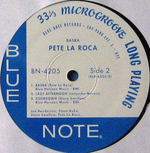 Pete La Roca : Basra (LP, Album, RE, Sco)