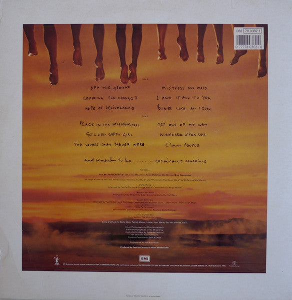 Paul McCartney : Off The Ground (LP, Album, Gat)