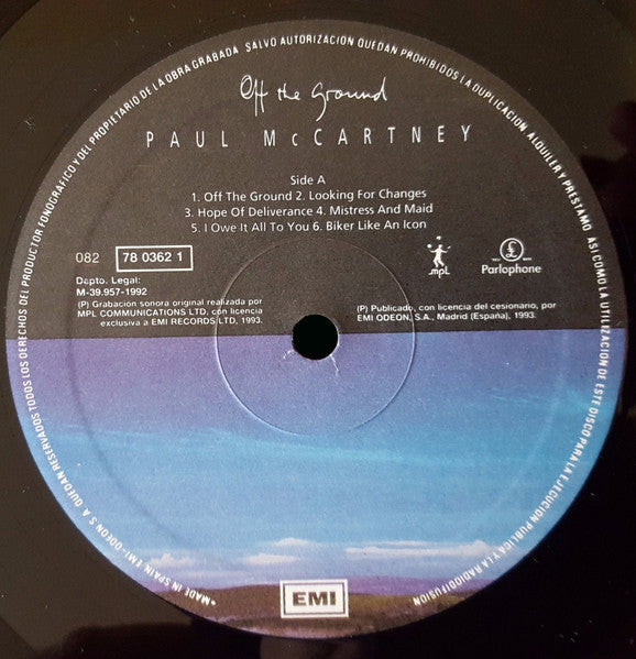 Paul McCartney : Off The Ground (LP, Album, Gat)