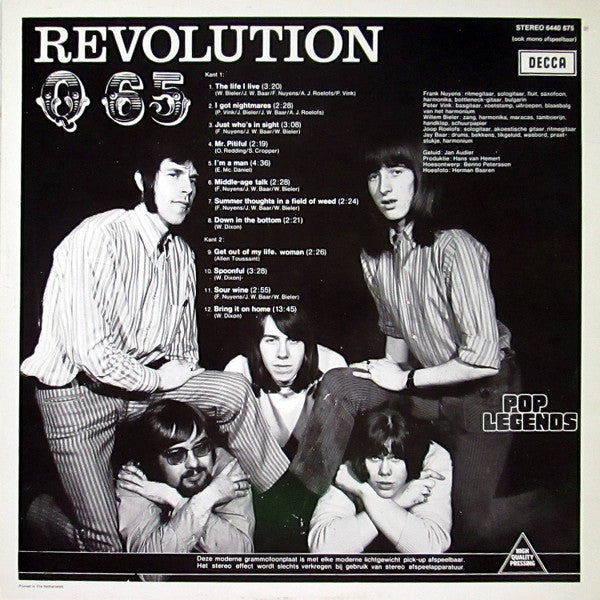 Q65 : Revolution (LP, Album, RE)