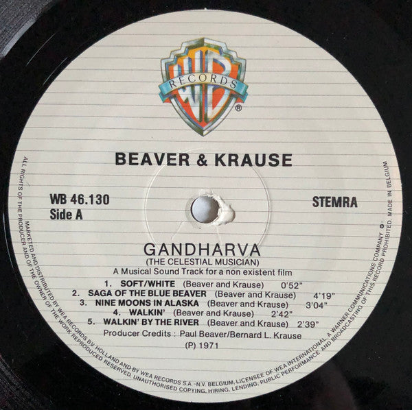 Beaver & Krause : Gandharva (LP, Album, RE)