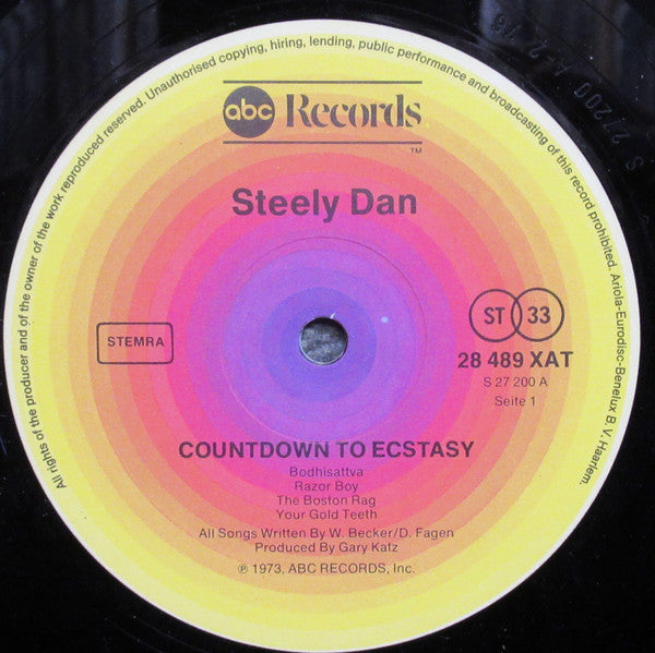 Steely Dan : Countdown To Ecstasy (LP, Album, RE)