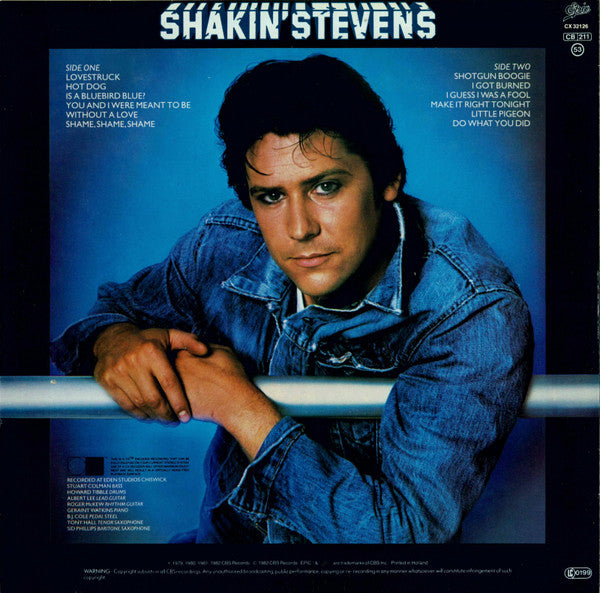 Shakin' Stevens : Hot Dog (LP, CX )