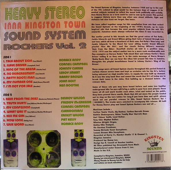Various : Sound System Rockers Vol. 2: Heavy Stereo Inna Kingston Town (LP, Comp)