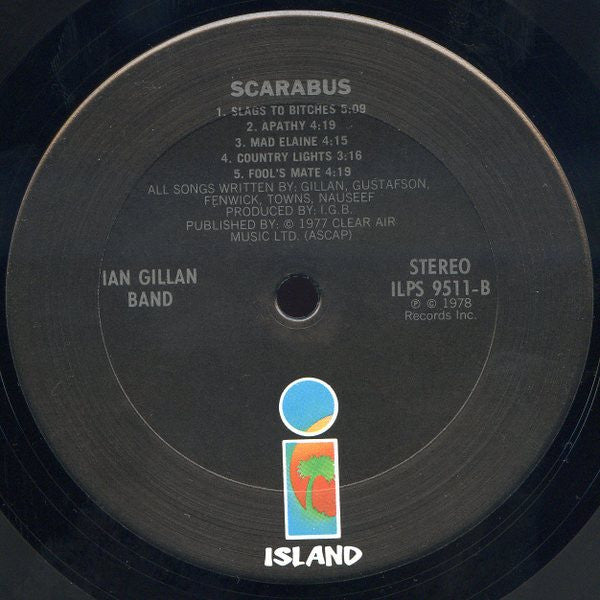 Ian Gillan Band : Scarabus (LP, Album, Ter)