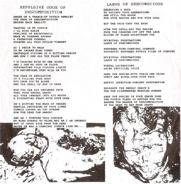 Cenotaph : Tenebrous Apparitions (7", Num)