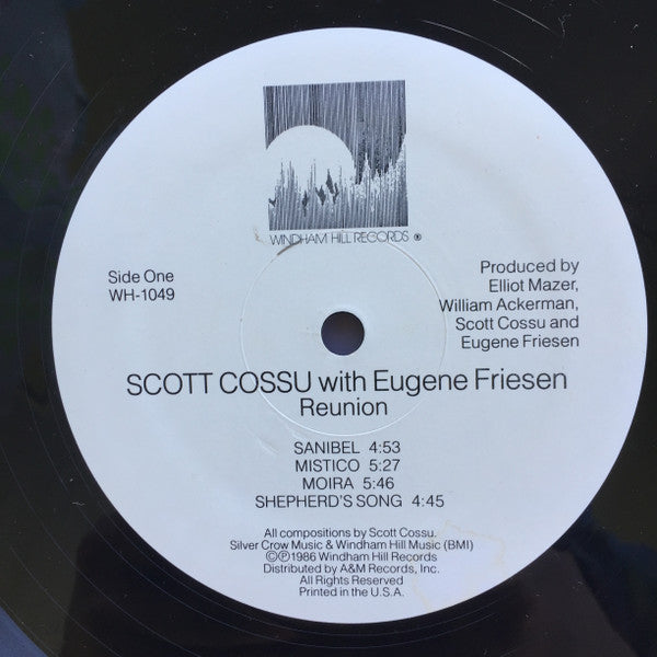Scott Cossu With Eugene Friesen : Reunion (LP, Album, EMW)