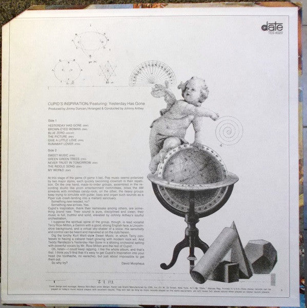Cupid's Inspiration : Featuring: Yesterday Has Gone (LP, Album)