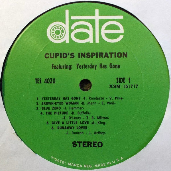 Cupid's Inspiration : Featuring: Yesterday Has Gone (LP, Album)