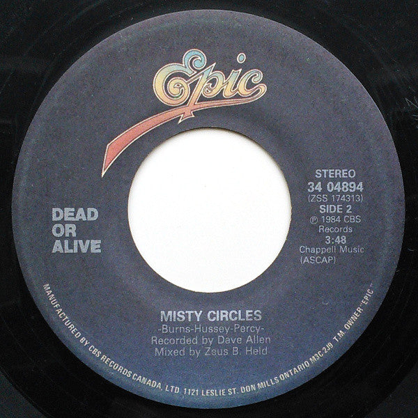 Dead Or Alive : You Spin Me Round (Like A Record) (7", Single)