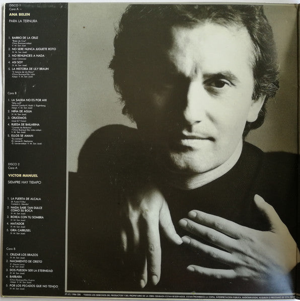 Ana Belén Y Víctor Manuel : Para La Ternura Siempre Hay Tiempo (2xLP, Album)