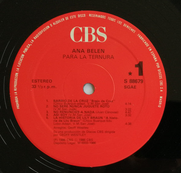 Ana Belén Y Víctor Manuel : Para La Ternura Siempre Hay Tiempo (2xLP, Album)