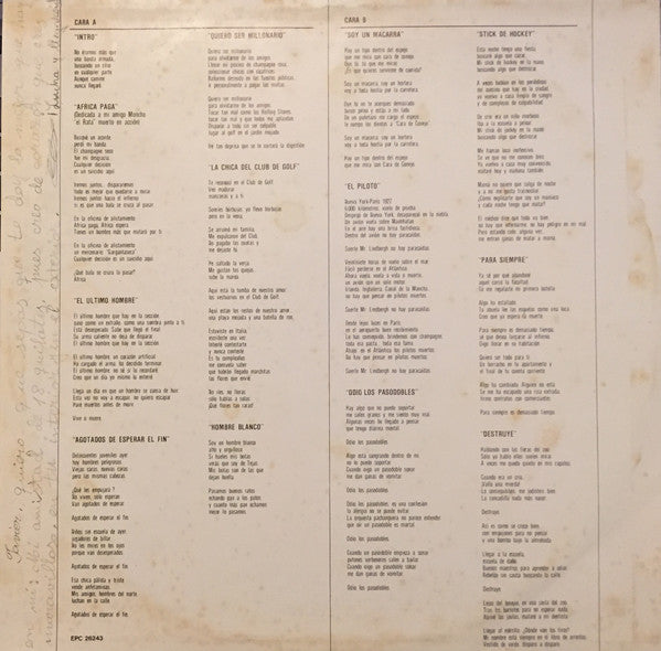 Ilegales (2) : Agotados De Esperar El Fin (LP, Album)