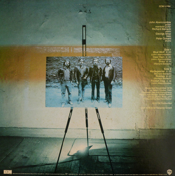 John Abercrombie Quartet : Abercrombie Quartet (LP, Album)