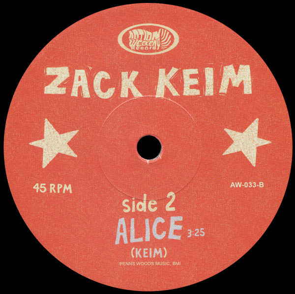 Zack Keim : Canyon (7", Single, Ltd)