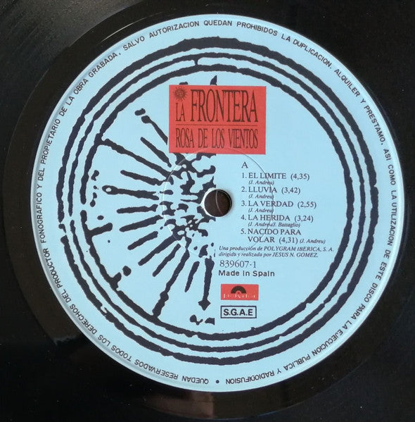 La Frontera : La Rosa De Los Vientos (LP, Album)
