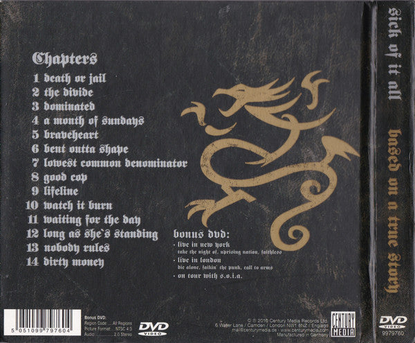 Sick Of It All : Based On A True Story (CD, Album + DVD, NTSC + Dlx, Ltd, Dig)
