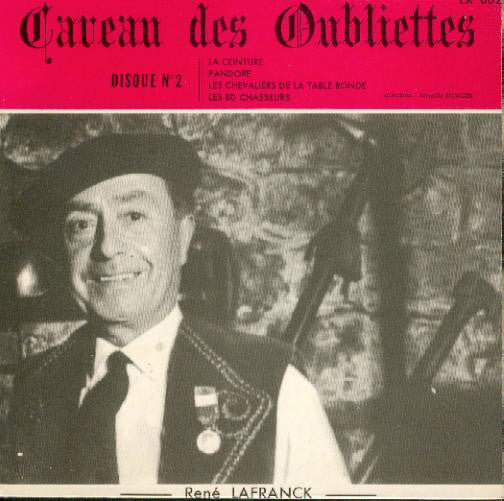René Lafranck : Caveau Des Oubliettes  Disque Nº 2 (7", EP)