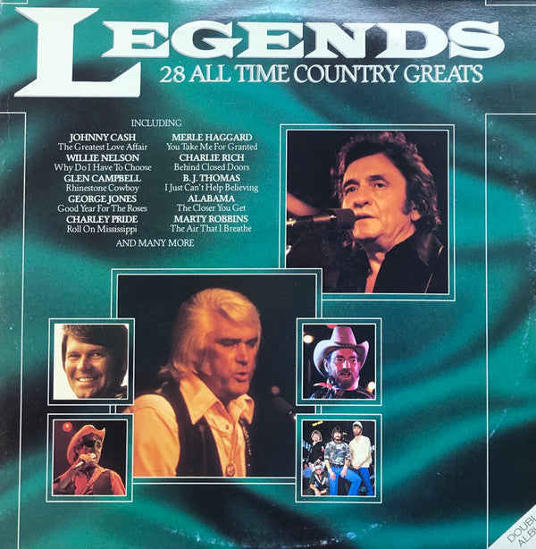Various : Legends (2xLP, Album, Comp, RE, Gat)