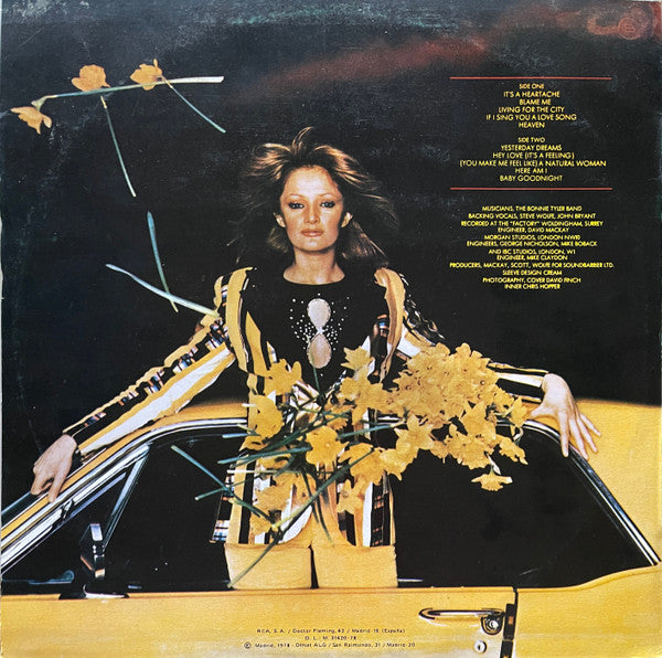 Bonnie Tyler : Natural Force (LP, Album, RE)