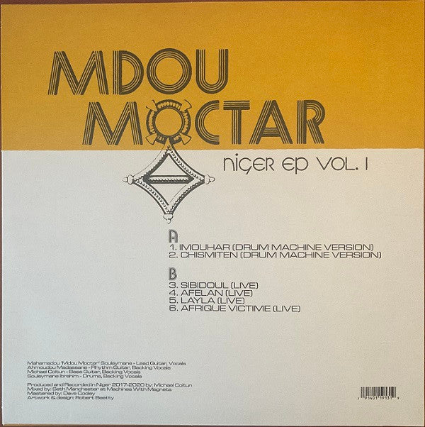 Mdou Moctar : Niger EP Vol. 1 (12", EP, Ltd, Yel)