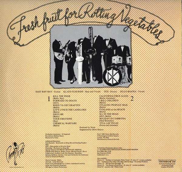 Dead Kennedys : Fresh Fruit For Rotting Vegetables (LP, Album, RE)