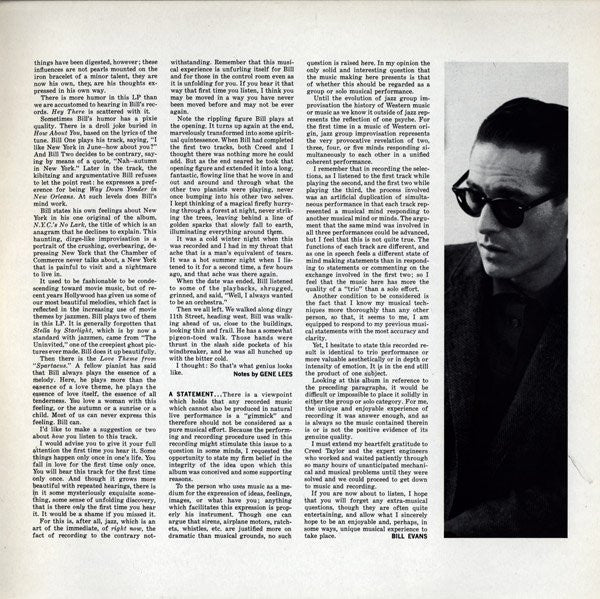 Bill Evans : Conversations With Myself (LP, Album, RE, Gat)