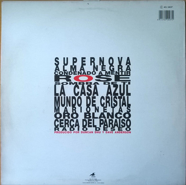 Duncan Dhu : Supernova (LP, Album)