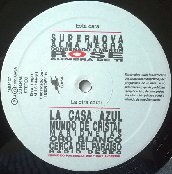 Duncan Dhu : Supernova (LP, Album)