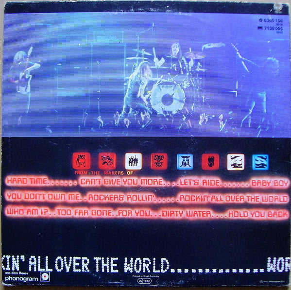 Status Quo : Rockin' All Over The World (LP, Album, Bla)