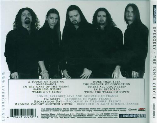 Evergrey : The Inner Circle (CD, Album, Ltd, Dig)