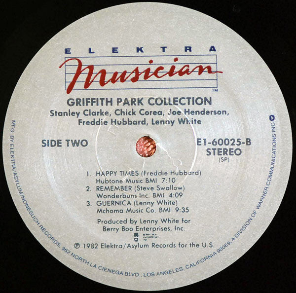Stanley Clarke, Chick Corea, Joe Henderson, Freddie Hubbard, Lenny White : The Griffith Park Collection (LP, Album)