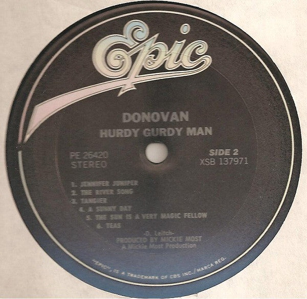 Donovan : The Hurdy Gurdy Man (LP, Album, RE)