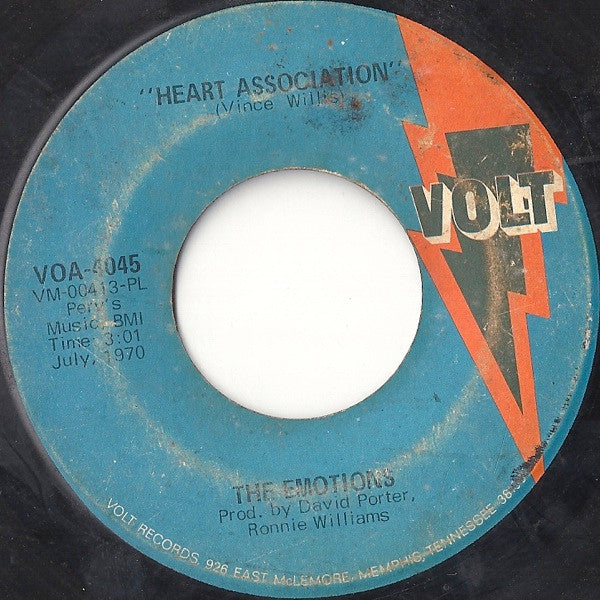 The Emotions : Heart Association / The Touch Of Your Lips (7")