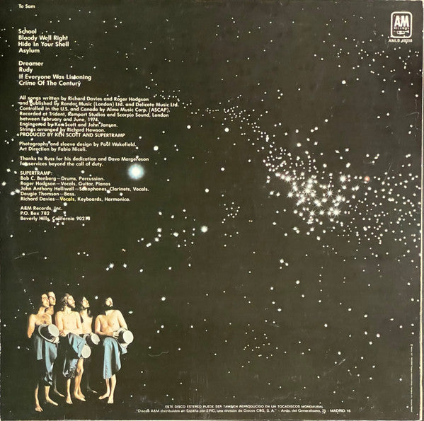 Supertramp : Crime Of The Century (LP, Album, RE)
